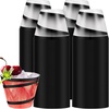 image:imageGejoy 100 Pcs 9 oz Rimmed Swirl Plastic Cup OrangeBlack