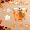 image:imageGejoy 100 Pcs 9 oz Rimmed Swirl Plastic Cup OrangeOrange