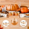 image:imageGejoy 100 Pcs 9 oz Rimmed Swirl Plastic Cup OrangeOrange