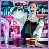 image:imageGejoy 100 Pcs 9 oz Rimmed Swirl Plastic Cup OrangePurple  Gold