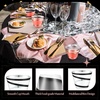 image:imageGejoy 100 Pcs 9 oz Rimmed Swirl Plastic Cup OrangeRose Gold  Black