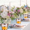 image:imageGejoy 100 Pcs 9 oz Rimmed Swirl Plastic Cup OrangeRose Gold